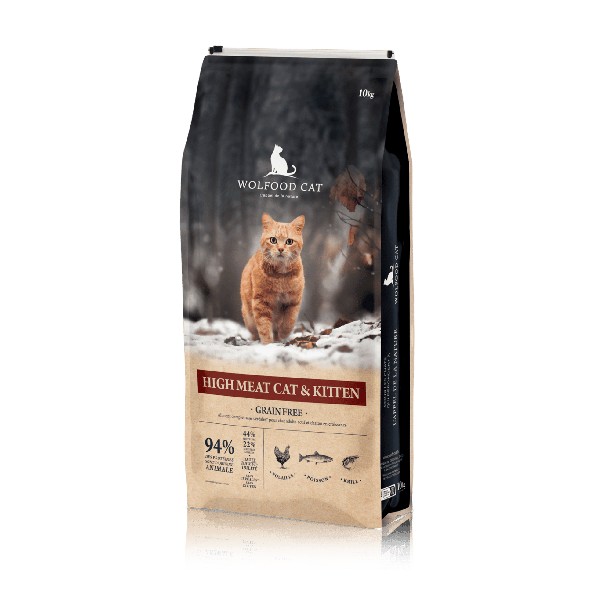 Wolfood High Meat Cat & Kitten 10 kg